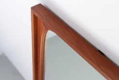 Pamono Large Mid-Century Modern Danish Teak Mirror, 1960s