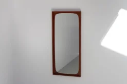 Pamono Large Mid-Century Modern Danish Teak Mirror, 1960s