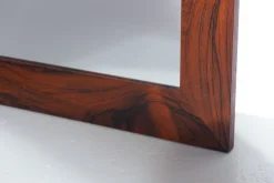 Best Pamono Large Mid-Century Modern Rosewood Mirror, Denmark, 1970s