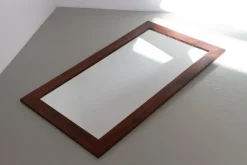 Best Pamono Large Mid-Century Modern Rosewood Mirror, Denmark, 1970s
