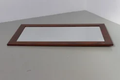 Best Pamono Large Mid-Century Modern Rosewood Mirror, Denmark, 1970s