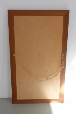 Best Pamono Large Mid-Century Modern Rosewood Mirror, Denmark, 1970s