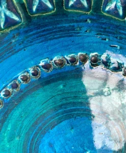 Online Pamono Large Mid-Century Rimini Blu Pottery Bowl by Aldo Londi for Bitossi, Italy, 1960s