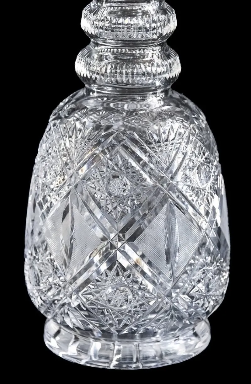 Pamono Large Middle Eastern style Bohemian Crystal Decanter> Bottles, Carafes & Jugs