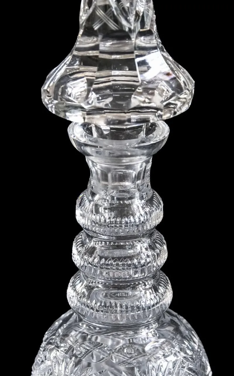 Pamono Large Middle Eastern style Bohemian Crystal Decanter> Bottles, Carafes & Jugs