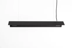 Pamono Large Misalliance Ral Jet Black Suspended Light by Lexavala