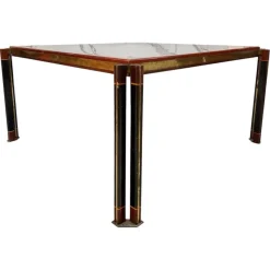 Clearance Pamono Large Modern Dining Table by Paolo Barracchia for Roman Deco, 1970s