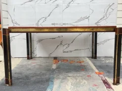 Clearance Pamono Large Modern Dining Table by Paolo Barracchia for Roman Deco, 1970s