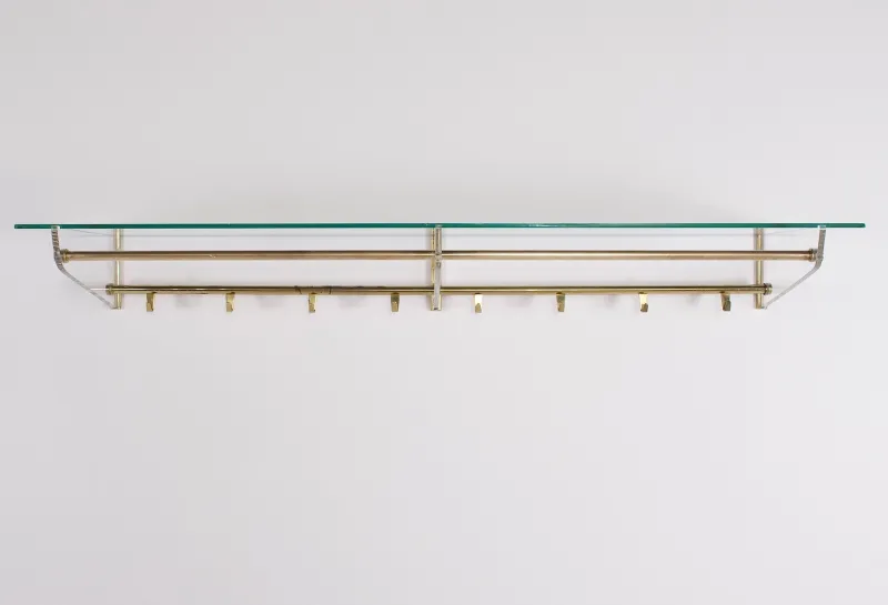Best Pamono Large Modern Minimalist Wall Coat Rack, 1960s