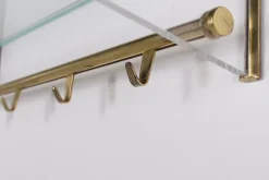 Best Pamono Large Modern Minimalist Wall Coat Rack, 1960s