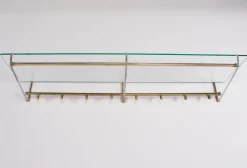 Best Pamono Large Modern Minimalist Wall Coat Rack, 1960s