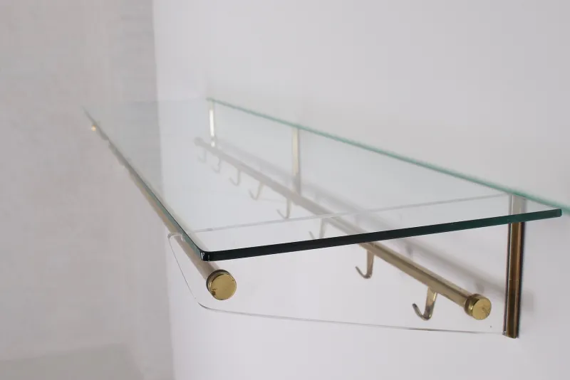 Best Pamono Large Modern Minimalist Wall Coat Rack, 1960s