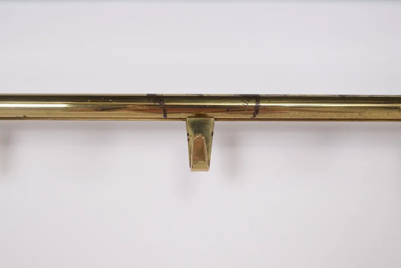 Best Pamono Large Modern Minimalist Wall Coat Rack, 1960s