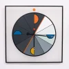 New Pamono Large Morphos Clock by Kurt B. Delbanco for Acerbis, 1980s