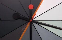 New Pamono Large Morphos Clock by Kurt B. Delbanco for Acerbis, 1980s