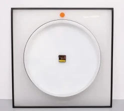 New Pamono Large Morphos Clock by Kurt B. Delbanco for Acerbis, 1980s