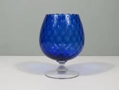 Pamono Large Mouth-Blown Empoli Glass, 1950s><noscript><img width=