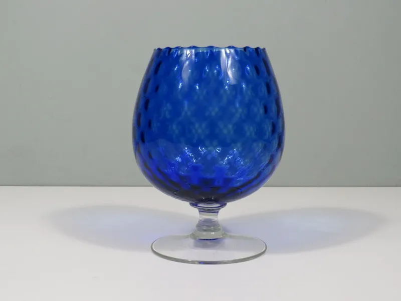 Pamono Large Mouth-Blown Empoli Glass, 1950s> Glassware