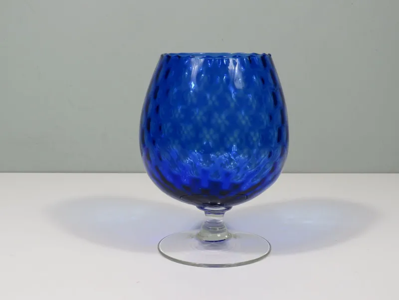 Pamono Large Mouth-Blown Empoli Glass, 1950s> Glassware
