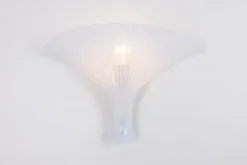 Best Pamono Large Murano Glass Wall Sconce attributed to Barovier & Toso, Italy, 1970s
