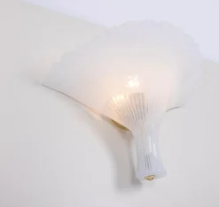 Best Pamono Large Murano Glass Wall Sconce attributed to Barovier & Toso, Italy, 1970s
