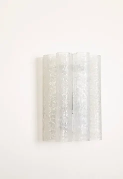 Pamono Large Murano Glass Wall Sconces attributed to Doria, Germany, 1960s, Set of 2><noscript><img width=