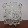Pamono Large Murano Mugnoni Series Glass Vase attributed to Ercole Barovier, Italy, 1940s> Vases