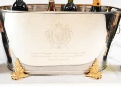 Pamono Large Napoleon Bonaparte Silver Plate Champagne Bucket><noscript><img width=