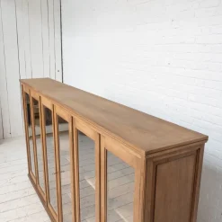 Sale Pamono Large Oak Display Case, Early 20th Century