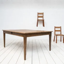 Sale Pamono Large Oak Farmhouse Table, 1900