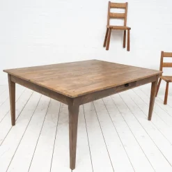 Sale Pamono Large Oak Farmhouse Table, 1900