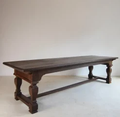 Outlet Pamono Large Oak Refectory Dining Table
