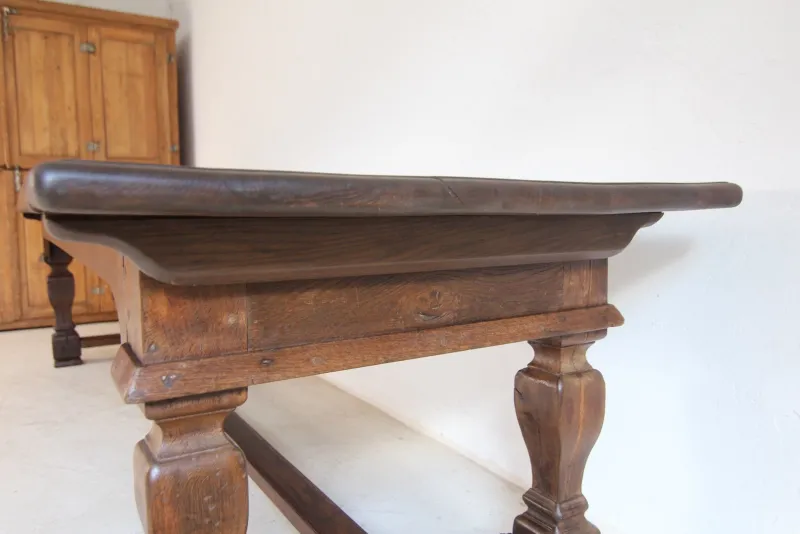 Outlet Pamono Large Oak Refectory Dining Table