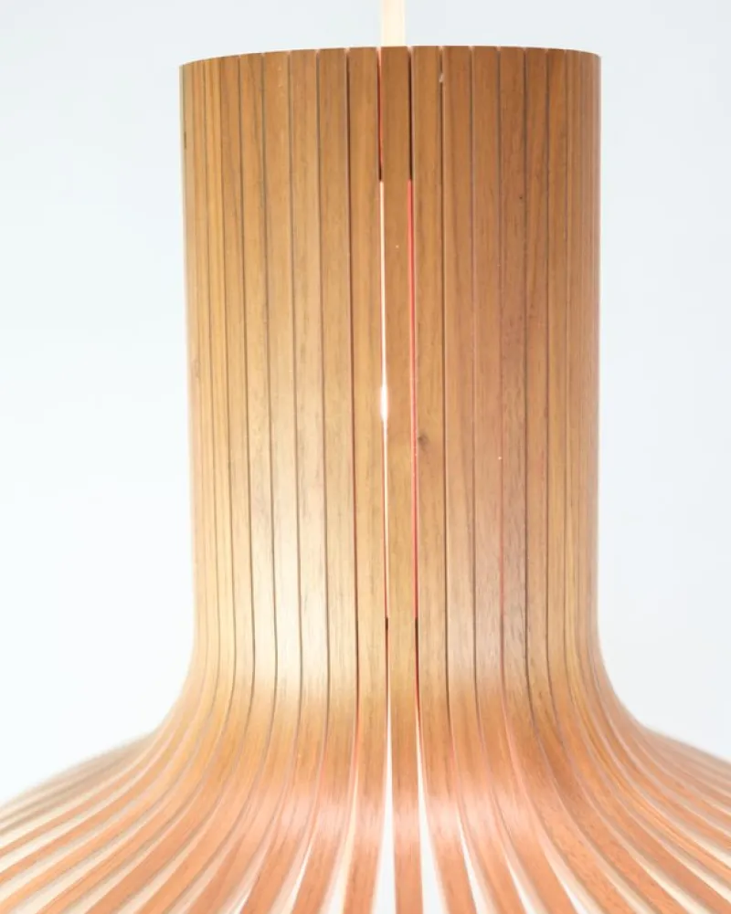 Pamono Large Octo 4240 Pendant in Birch Wood by Seppo Koho for Secto Design> Ceiling Lights
