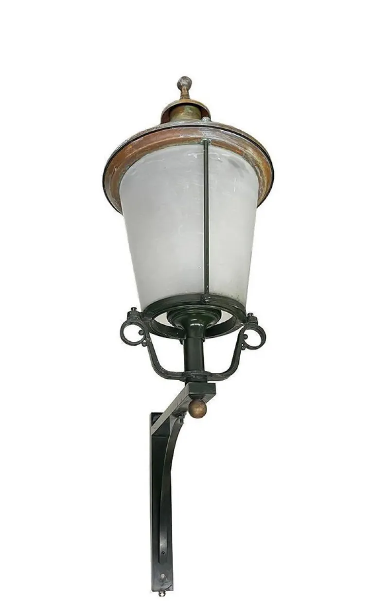 New Pamono Large Outdoor Wall-Mounted Lanterns, 20th Century, Set of 2