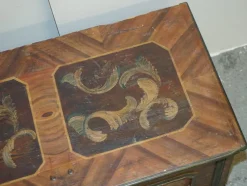 Pamono Large Paint German Blanket Chest Coffer Trunk, 1800s><noscript><img width=