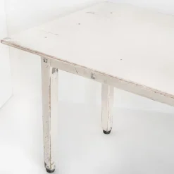 Pamono Large Patinated Workshop Table, 1950s><noscript><img width=