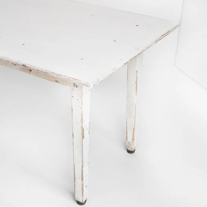 Pamono Large Patinated Workshop Table, 1950s> Worktables & Workbenches