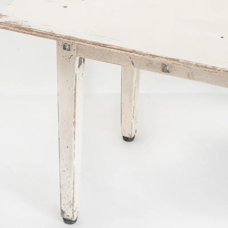 Pamono Large Patinated Workshop Table, 1950s> Worktables & Workbenches