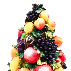 Pamono Large Porcelain Fruit Basket in the style of Capodimonte, 1950s><noscript><img width=