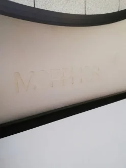 Best Pamono Large Postmodern Morphos Clock by Kurt B. Del Banco for Acerbis