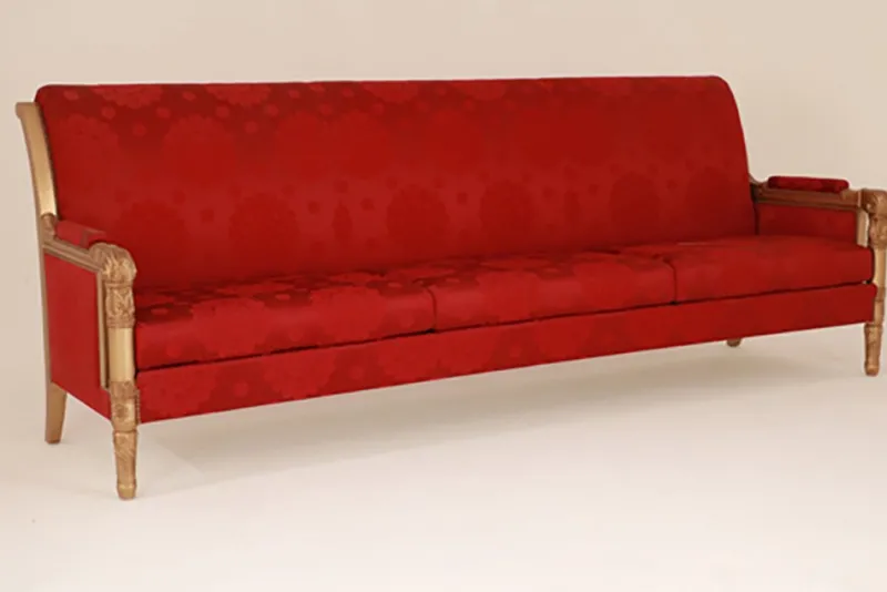 Pamono Large Red Empire Sofa, 1990s> Couches & Sofas