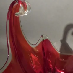 Pamono Large Red Murano Glass Bowl from Made Murano Glass><noscript><img width=