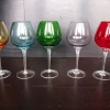 Hot Pamono Large Red Wine Glasses from Made Murano Glass, 1950s, Set of 5