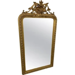 Discount Pamono Large Rococo Style Wall Mirror, 1850