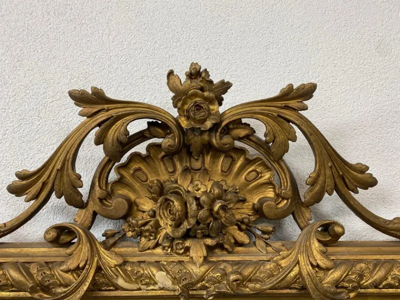 Discount Pamono Large Rococo Style Wall Mirror, 1850