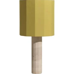 Pamono Large Roma II Dodecagon Table Lamp in White Travertine by Nassi> Table Lamps