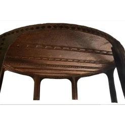 Pamono Large Round Cast Iron Table><noscript><img width=
