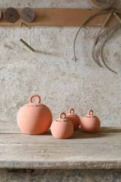 Pamono Large Salvadané Piggy-Bank in Red Clay by Domenico Orefice for Man de Milan> Decorative Objects