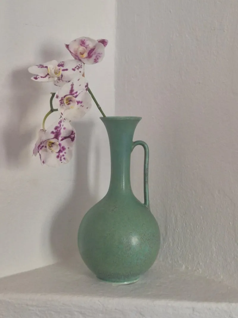 Pamono Large Scandinavian Modern Ceramic Carafe Vase attributed to Gunnar Nylund for Rörstrand, 1890s> Vases